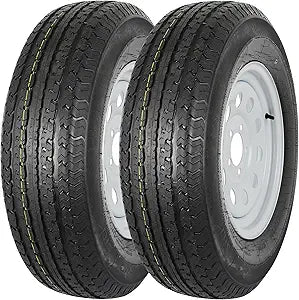 2PK Autocessking ST205/75R14 Radial Trailer Tire with Wheel