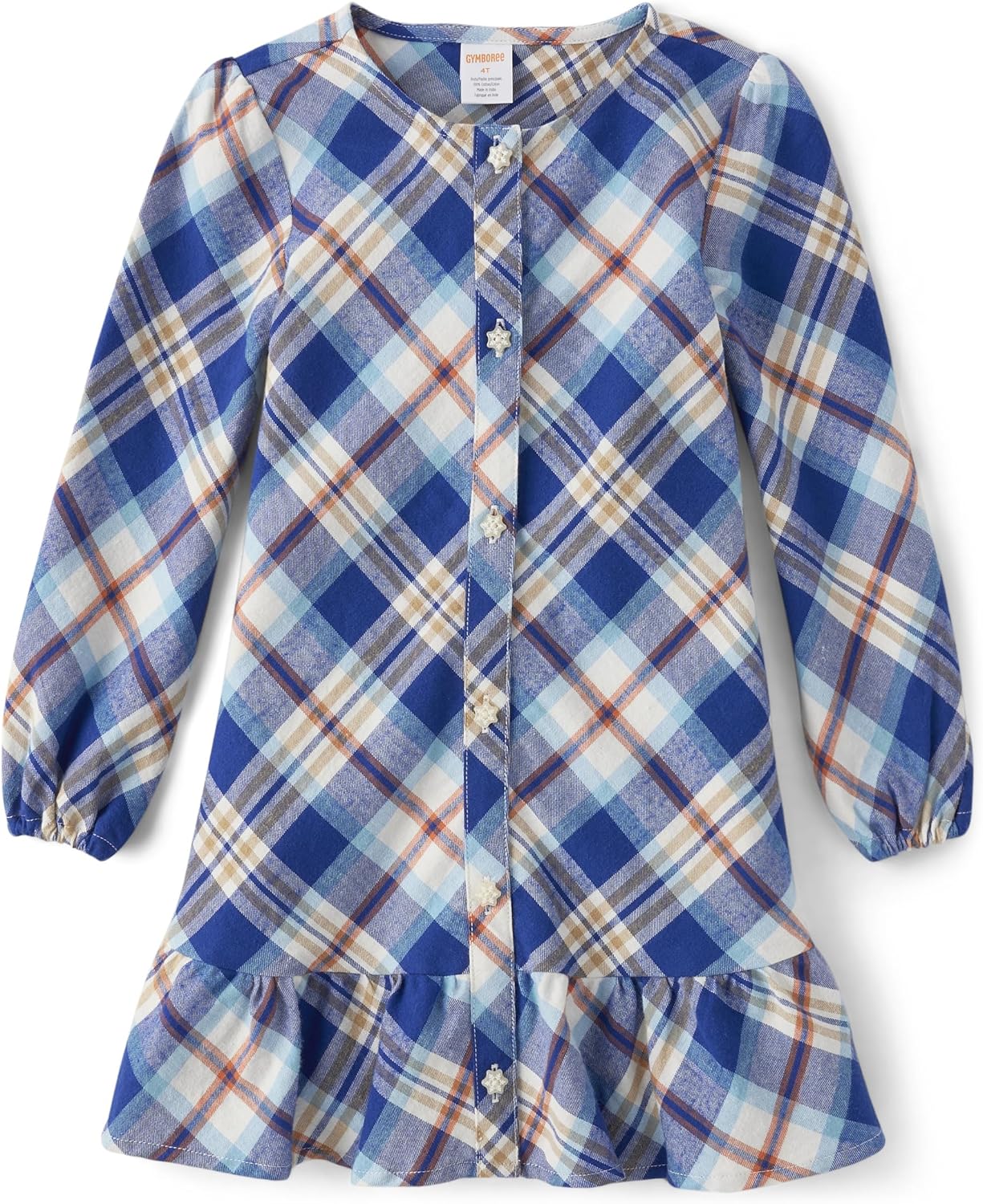 Gymboree Girls Long Sleeve Tiered Dresses for Winter Fun
