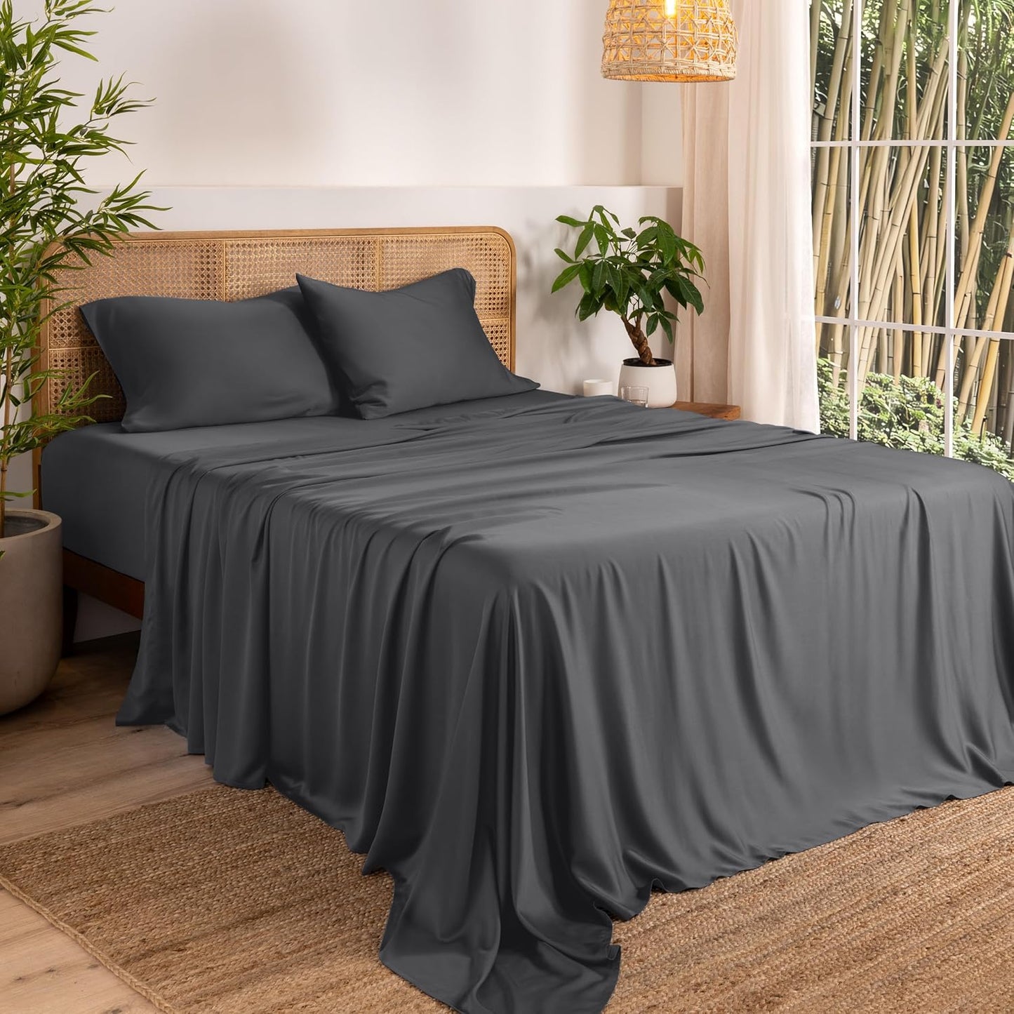 Luxury Queen Sheet Set - 100% Rayon Made from Bamboo Bedding