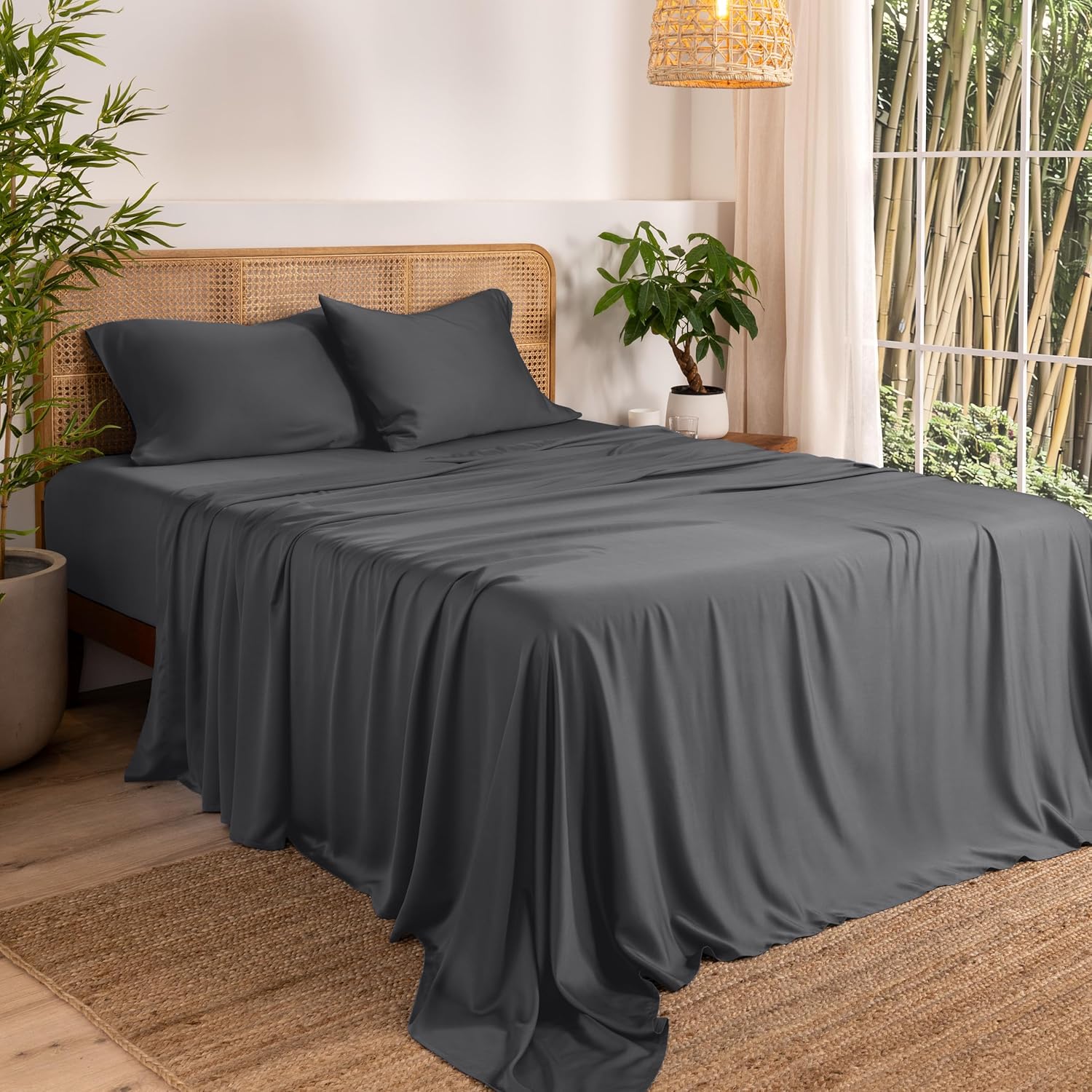 Luxury Queen Sheet Set - 100% Rayon Made from Bamboo Bedding