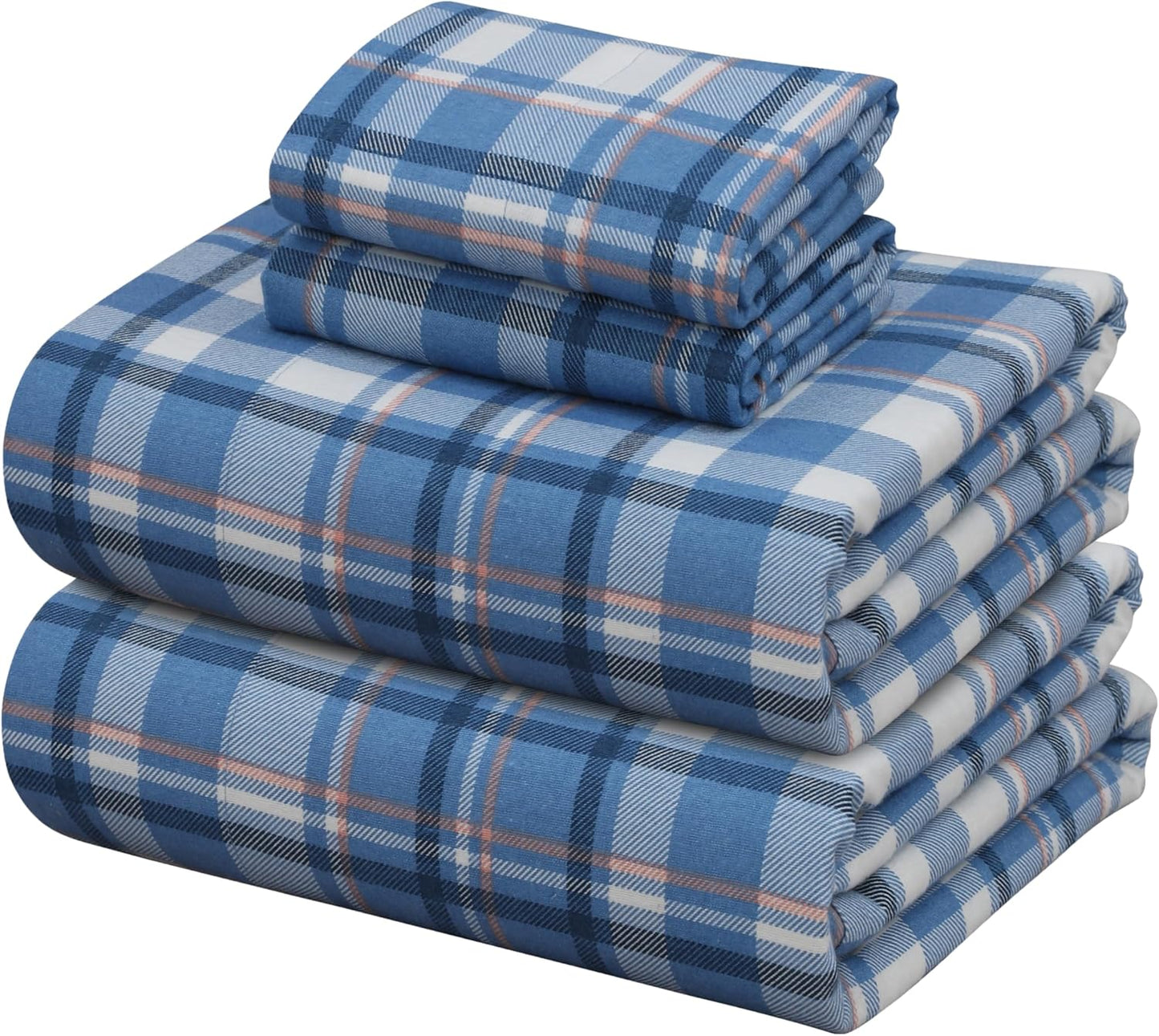 ZOYER Flannel Sheets Queen Size Set for Cozy Comfort