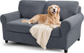 Stretch Loveseat Slipcover for 2 Cushion Sofa - Medium Gray