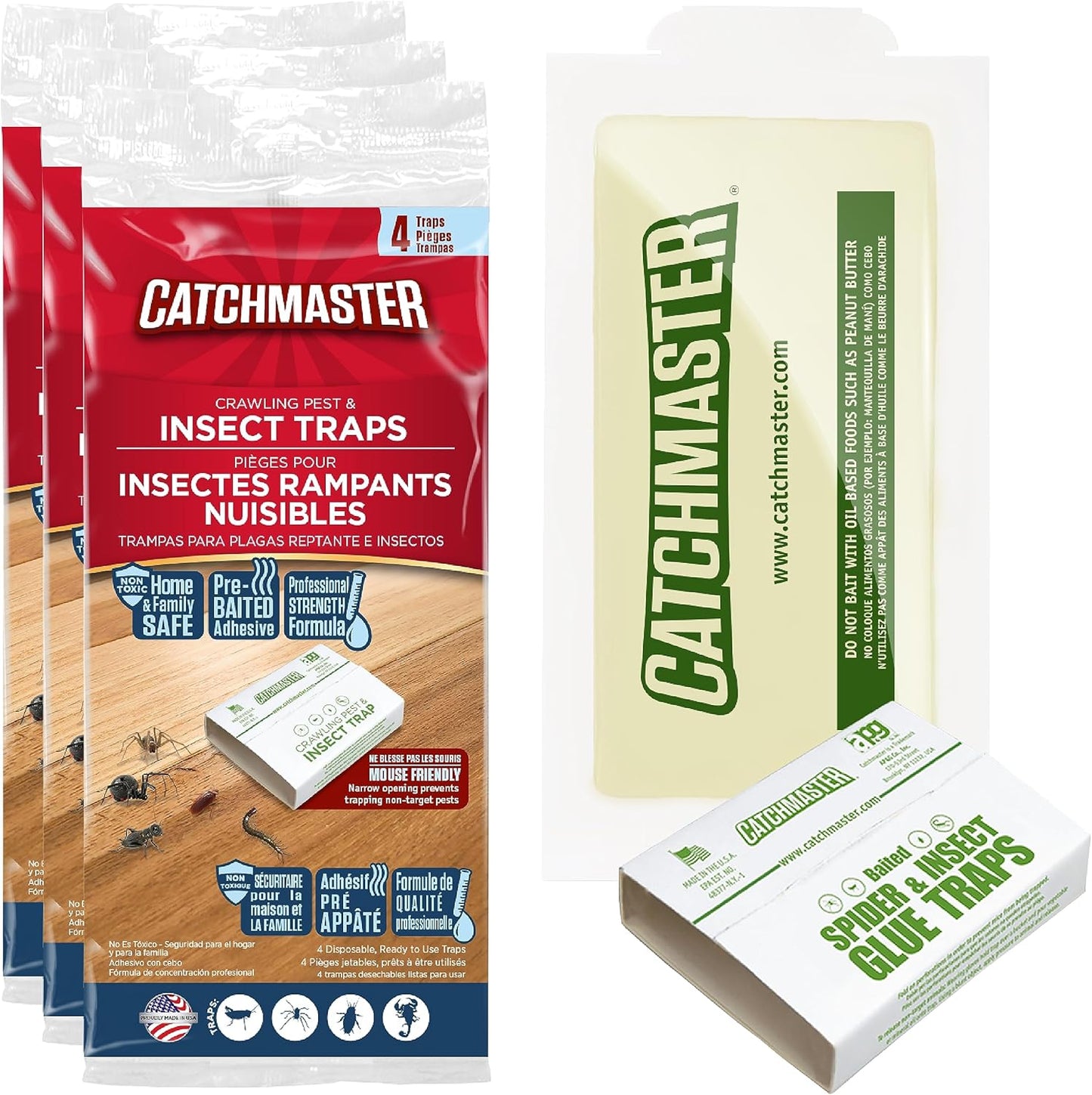 Triple Protection: Catchmaster 12-Count Glue Traps