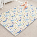 Reversible Baby Floor Mat 71x59in - Foldable Lightweight Playmat