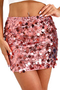 Mini Sequin Skirt for Women Sexy Stretchy Pencil Bodycon - Party Ready