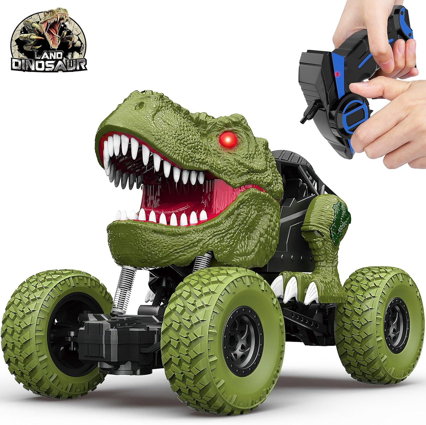 YEZI 2.4Ghz Remote Control Dinosaur Truck: All-Terrain Fun!