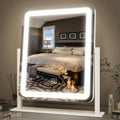 FENNIO Vanity Mirror with Lights 15in x 12.6in - LED Lighted Makeup