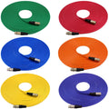 GLS Audio 50ft Mic Cable Cords - XLR Male to Female 6 Pack