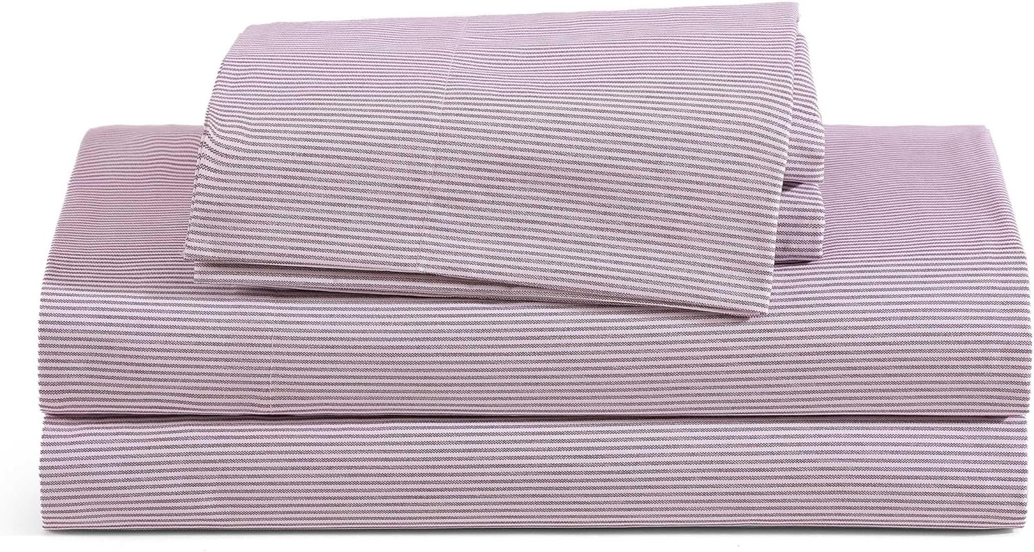 Tommy Hilfiger Full Size Sheets Set for Crisp Cooling Comfort