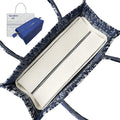 Book Tote Insert Medium Felt Organizer - Black Premium Fit