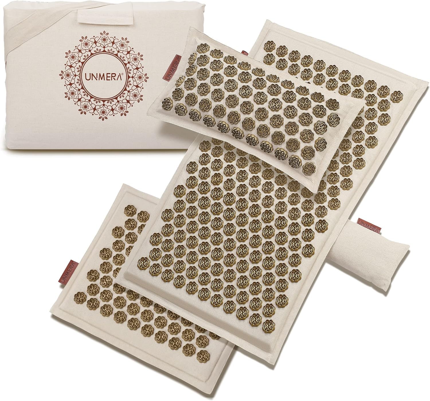 UNMERA Acupressure Mat and Pillow Set for Pain Relief and Relaxation