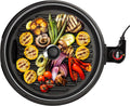 Elite Gourmet 12ft Smokeless Indoor Electric BBQ Grill - Fast, Easy