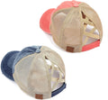 Funky Junque Ponytail Hat for Women - Criss Cross Baseball Cap