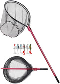 Large Fishing Net Telescoping Landing Net - Heavy Duty Reach
