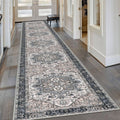 KOZYFLY Runners for Hallways 3x16 Ft Washable Faux Wool Rug