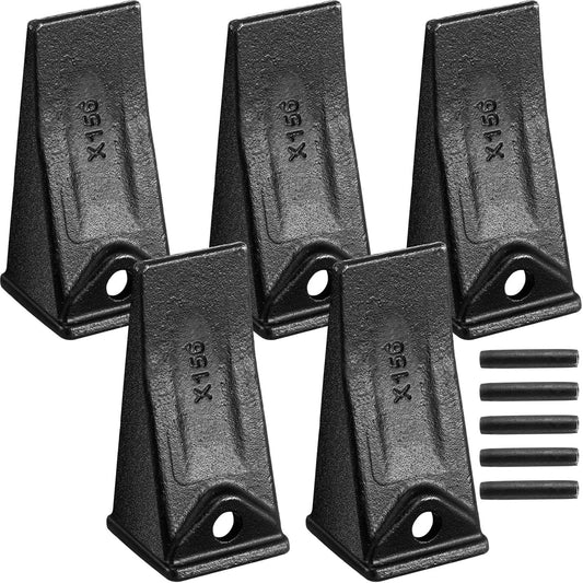 X156 Excavator Bucket Teeth Set with 156LPN Pins for Backhoes