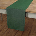 Solino Home Linen Table Runner 72 in - Forest Green Athena