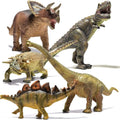 PREXTEX Jumbo Dinosaur Toys Set - 5 Large Realistic Dinosaurs