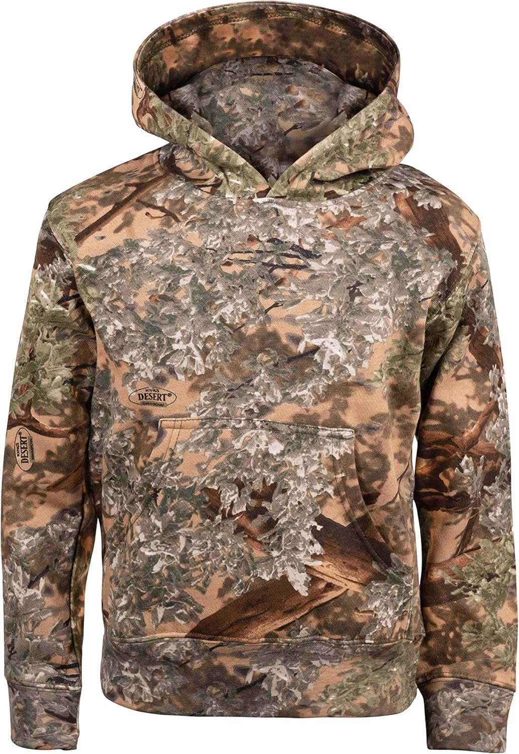 King's Camo Boys' Classic Hunting Hoodie for Comfort & Style