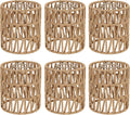 6 Pack Rattan Lamp Shade Small Boho Lampshades Replacement - Cozy