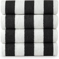 Lane Linen 4 Pack Beach Towels - 100% Cotton Oversized Towel
