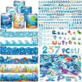 Ocean Colorful Bulletin Board Set with Letters and 118 ft Borders