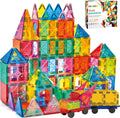 104PCS Magnetic Building Tiles for Kids - STEM Educational Toy
