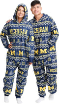 FOCO Unisex NCAA College Team Holiday Pajamas Onesie Review