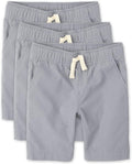 Boys Pull On Jogger Shorts - Durable 3-Pack for Daily Wear
