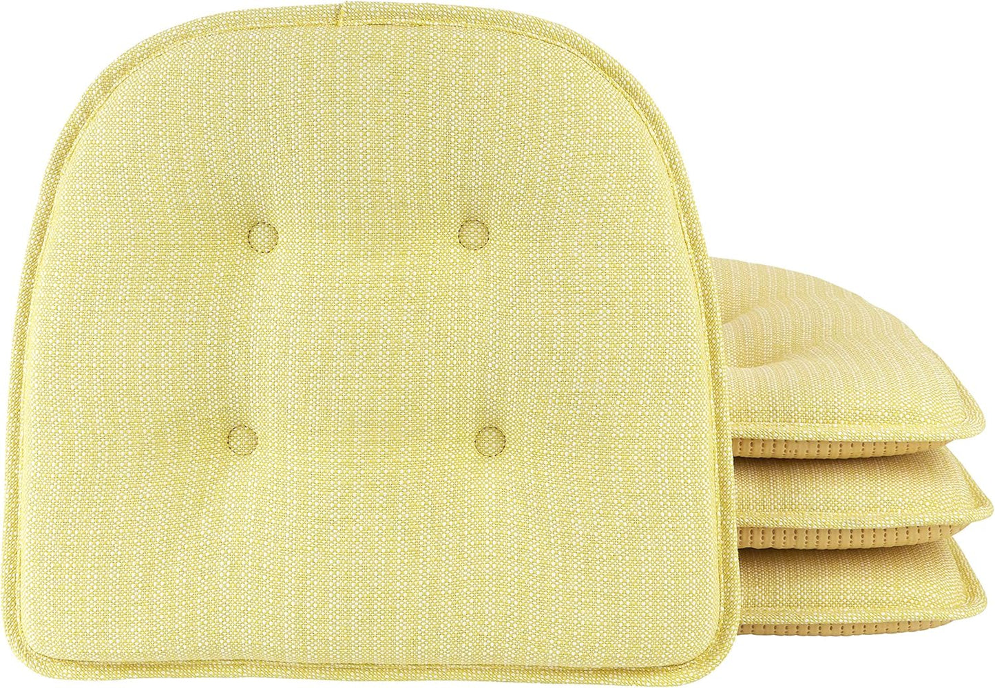 Klear Vu Omega Non-Slip Chair Cushions for Dining Room Comfort