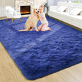 Noahas Large Fluffy White 8x10 Area Rug - Thick Soft Shag for Living