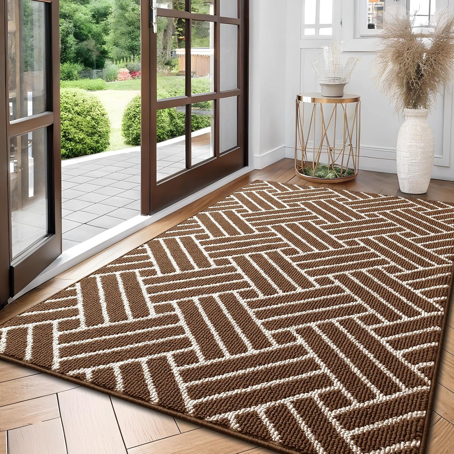 OLANLY Large Indoor Door Mat, 59x35 Inch, Non-Slip Design