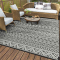 Outdoor Rug 5x8 Reversible Waterproof Patio Mat - Durable, Quick Dry