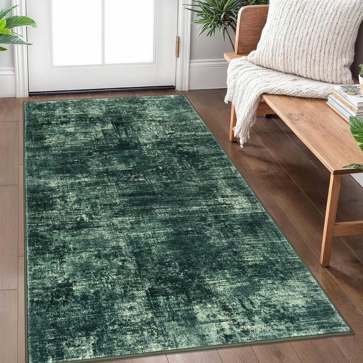 IOHOUZE Abstract Area Rug 3x5 Ft for Entryway and Kitchen