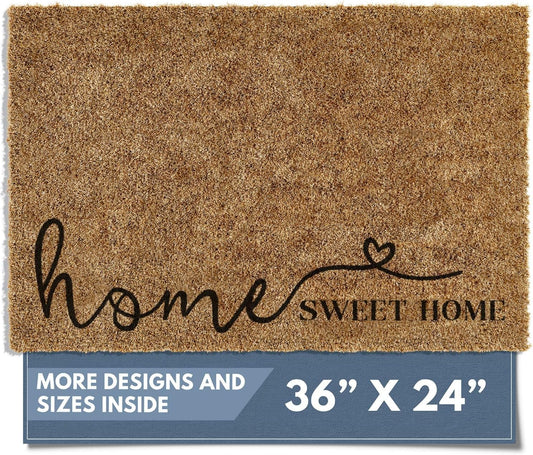 Home Sweet Home Doormat for Outdoor Use - Large 36x24 Mat
