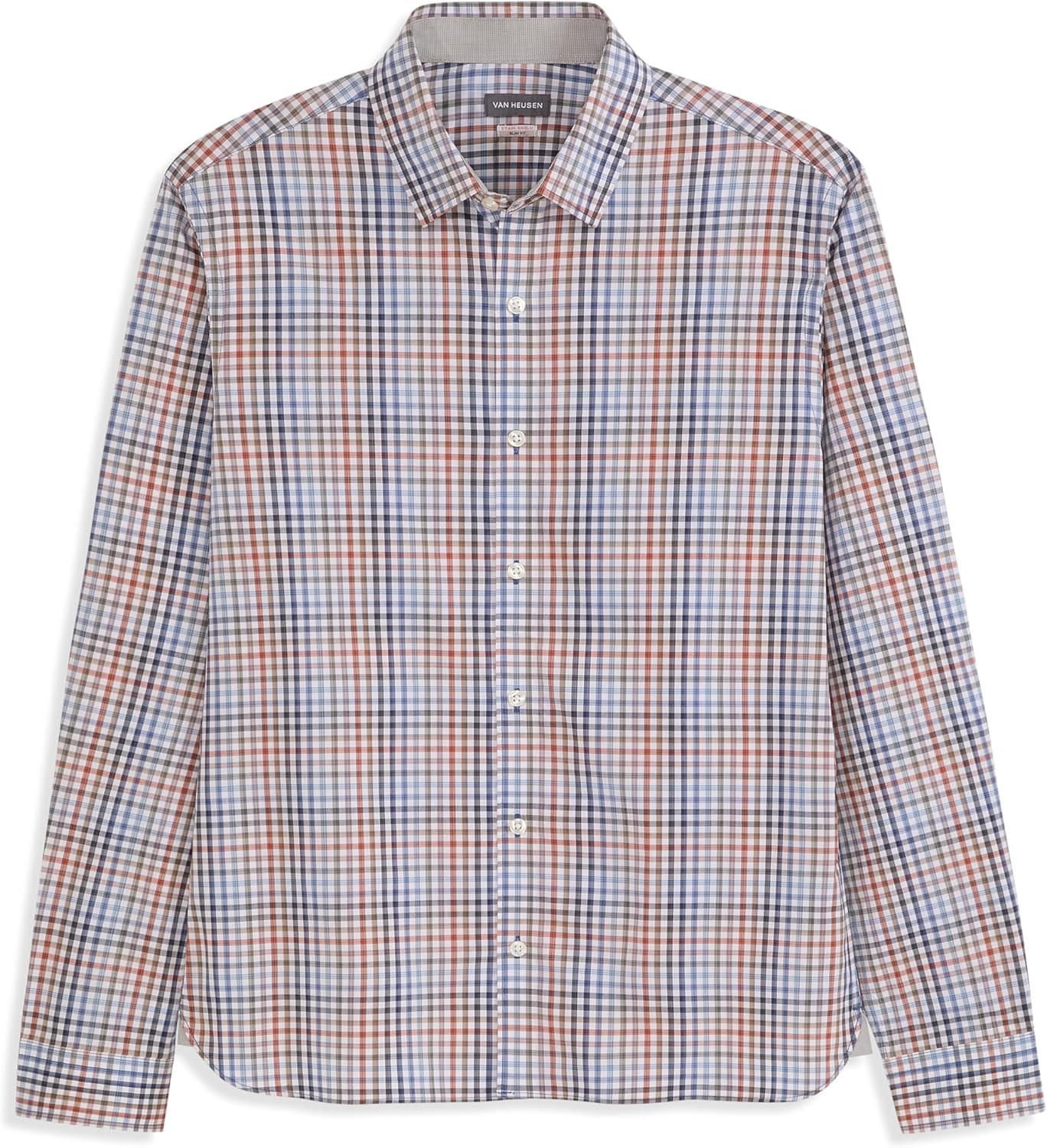 Van Heusen Men's Wrinkle Free Long Sleeve Shirt for Comfort