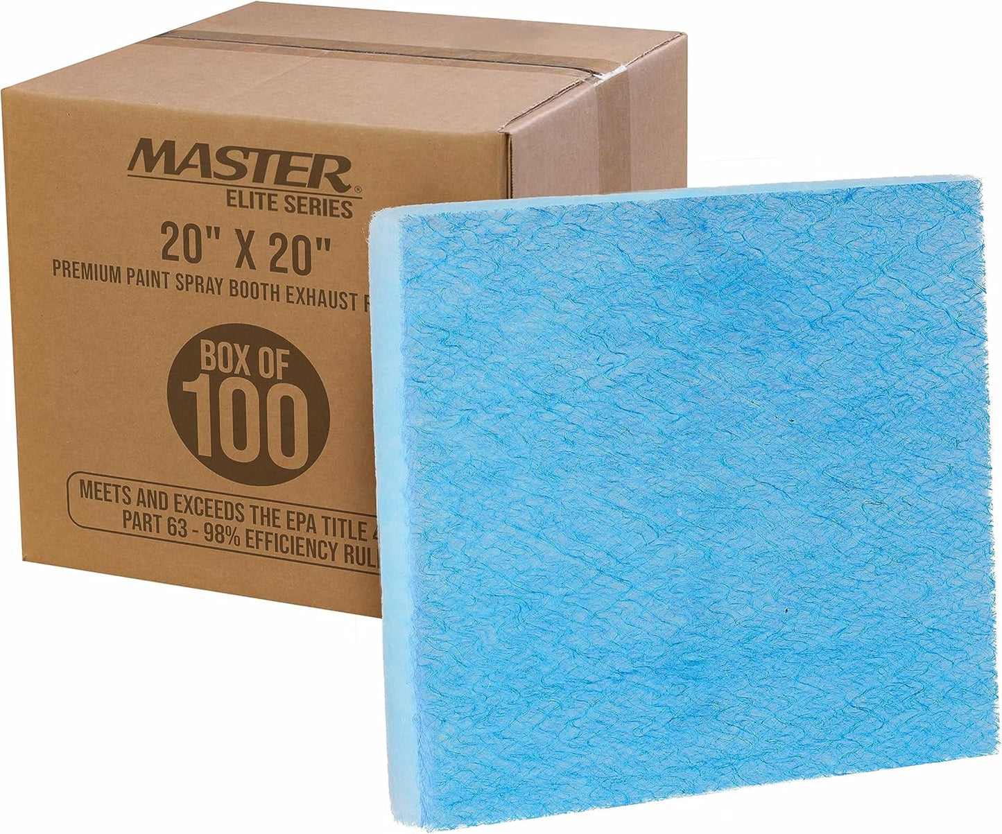 Master Elite Paint Spray Booth Exhaust Filter Pads for Efficiency
