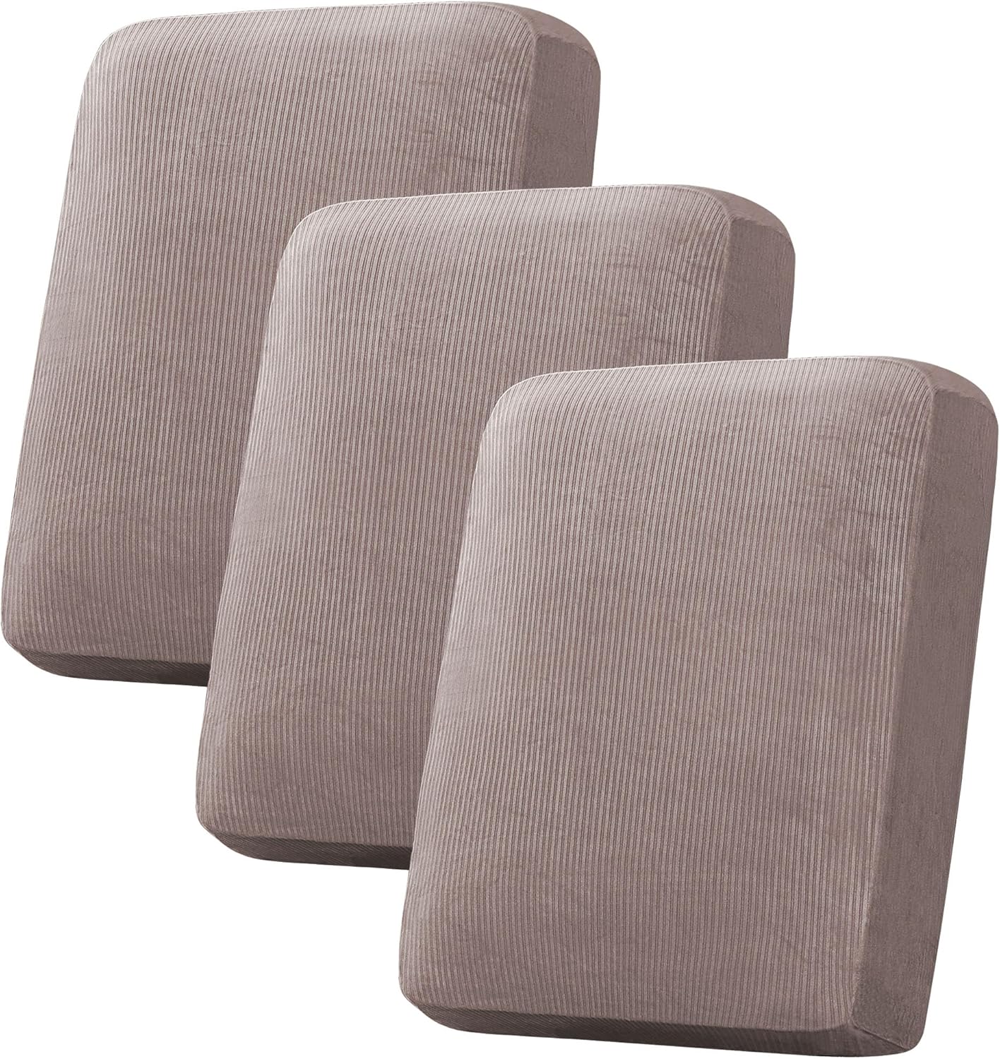H.VERSAILTEX Velvet Stretch Couch Cushion Cover for Sofa Comfort
