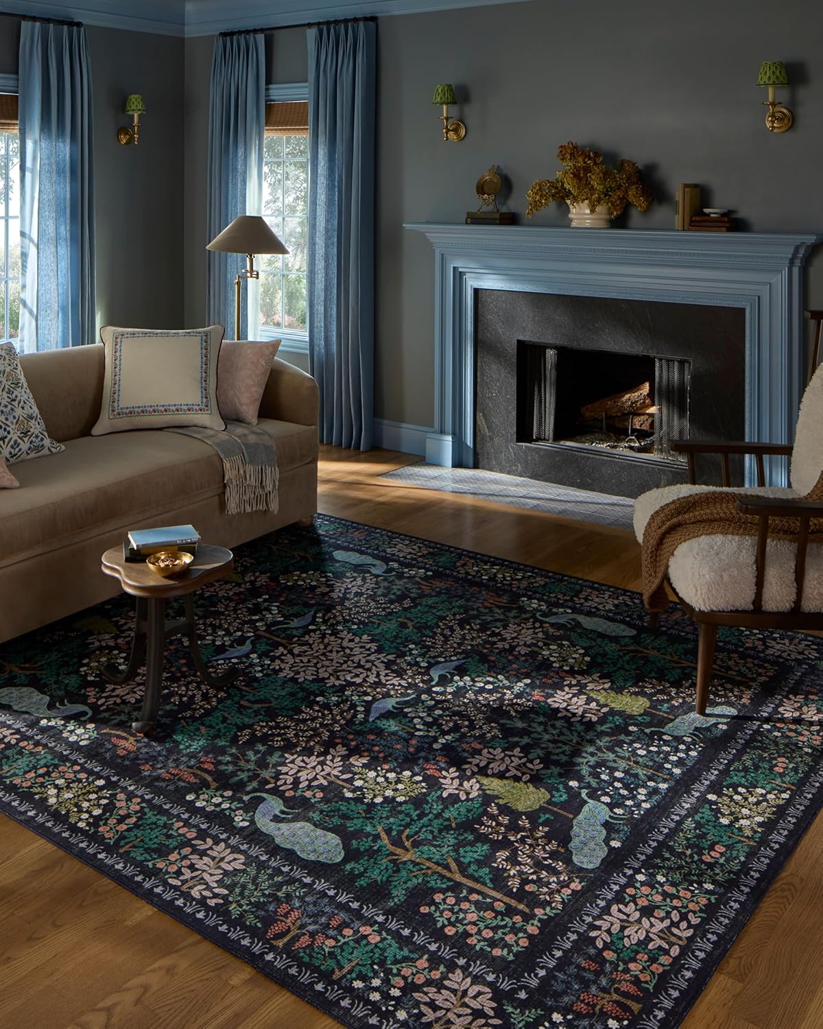Rifle Paper Co. Canopy Collection Charcoal Accent Rug Review