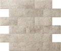 Peel and Stick Wall Tile for Backsplash - 3D Stone Beige Pack