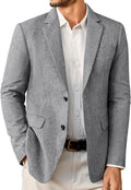 Vssjavun Mens Sport Coats Casual Blazer Two Button