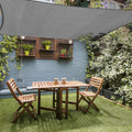 10ftx13ft Rectangle Sun Shade Sail - Breathable UV Block Patio Cover