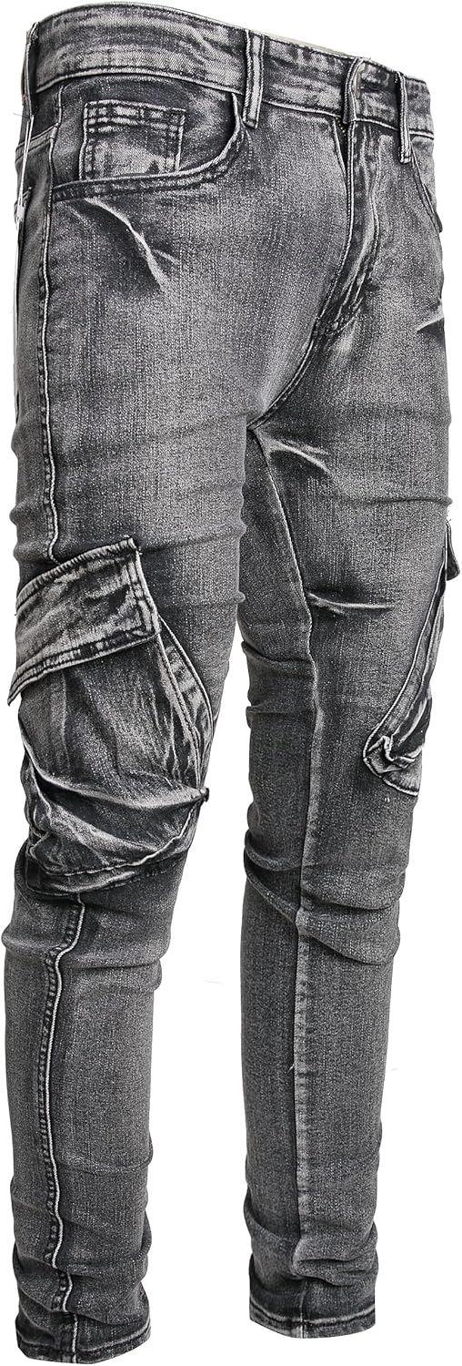 Men's Slim Fit Stretch Jeans for Comfort and Style in Denim