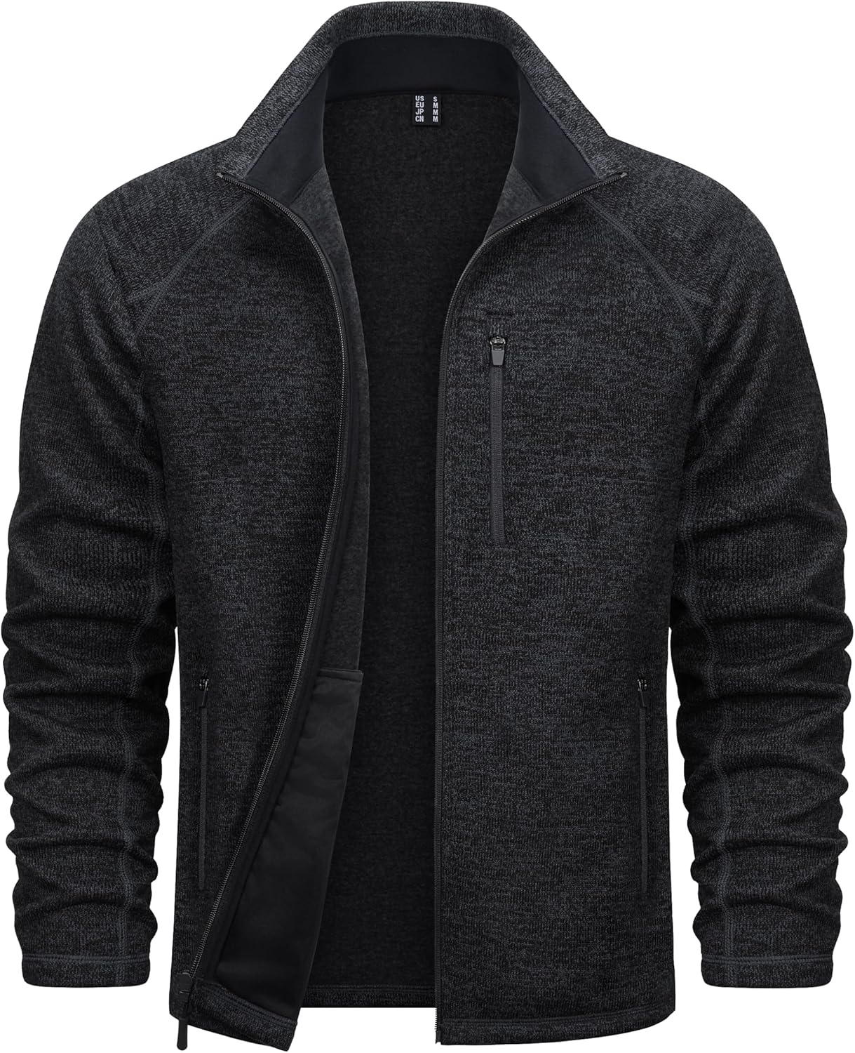 TACVASEN Men's Fleece Jackets Full Zip Lightweight Casual Wear