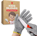 NoCry Kids Cutting Gloves XS - Level 5 Cut Protection for Small Hands