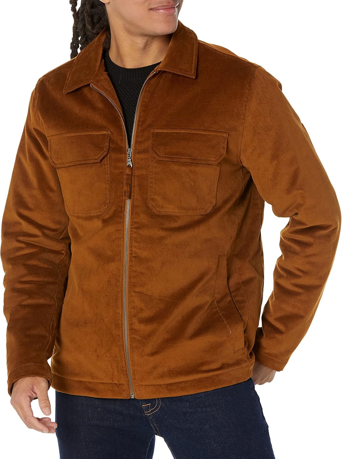 Men's Corduroy Work Jacket for Cold Weather Comfort and Style