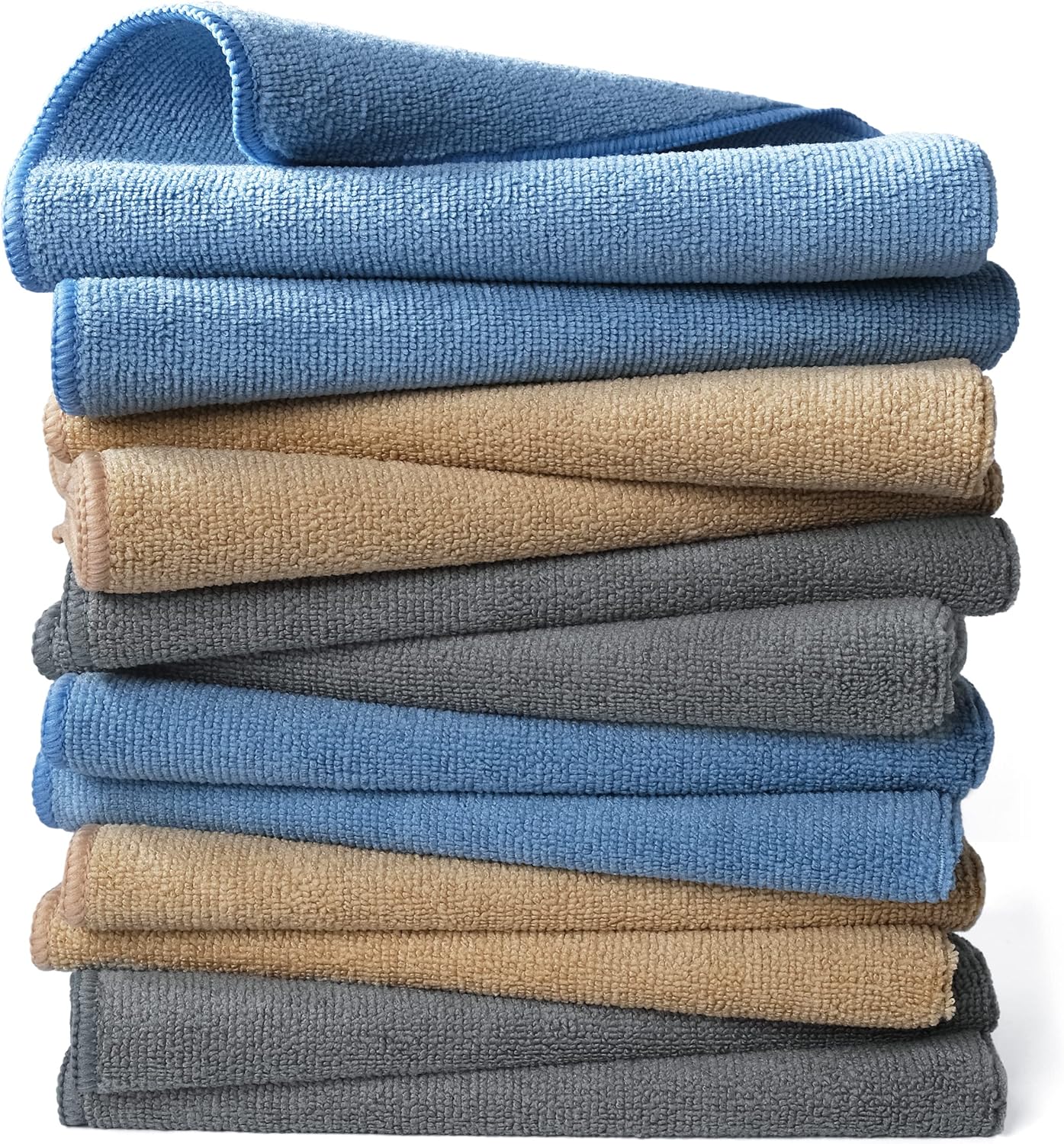 12 Pack Professional Microfiber Towels - Fast Cleaning