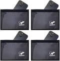 Faraday Bag Signal Blocker 4-Pack - Slim RFID GPS Shield