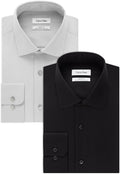 Calvin Klein Men's Dress Shirt Slim Fit Non-Iron (Style MYBD)
