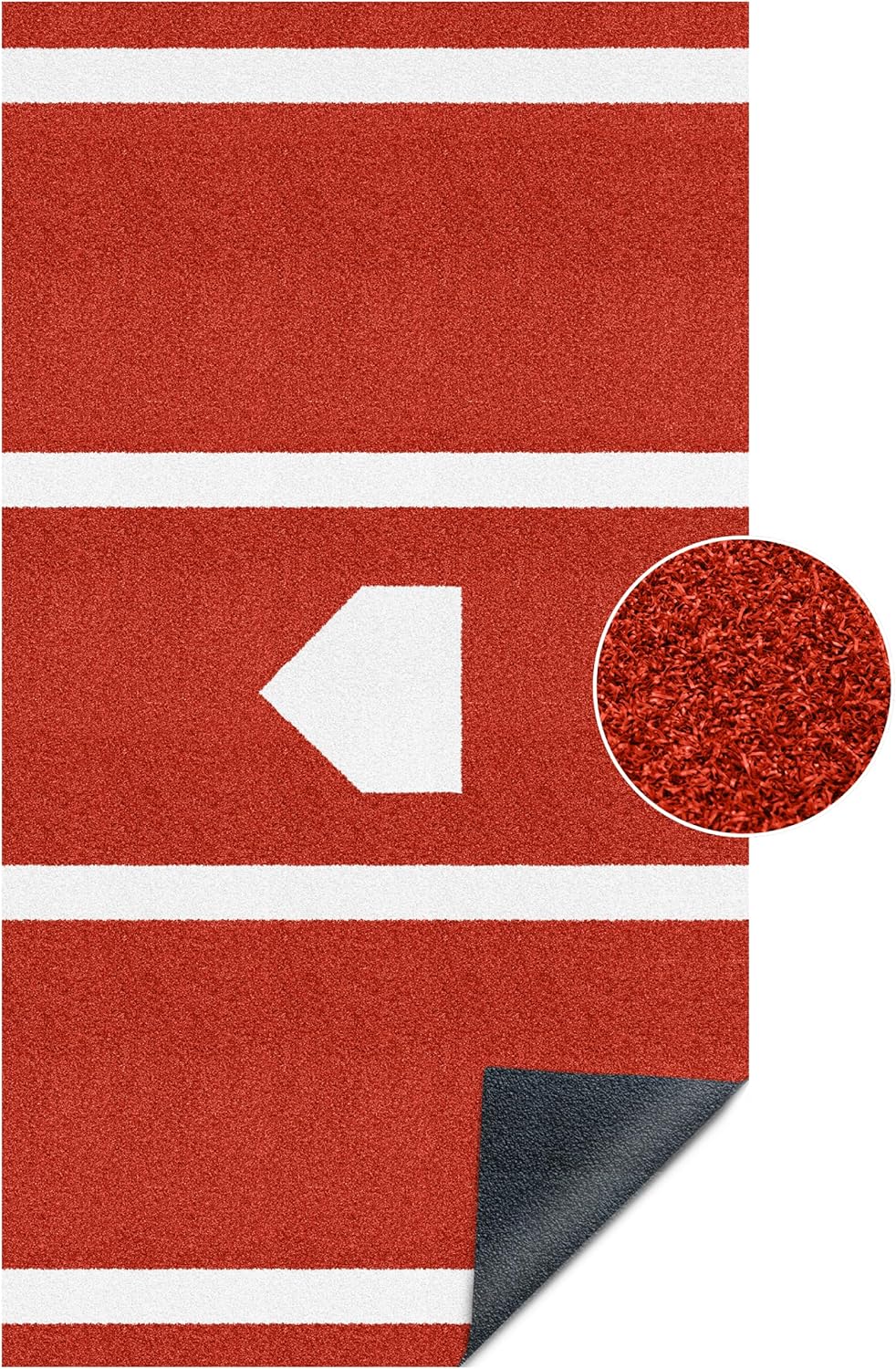 Batting Mat Baseball Hitting Mat for Indoor and Outdoor Use